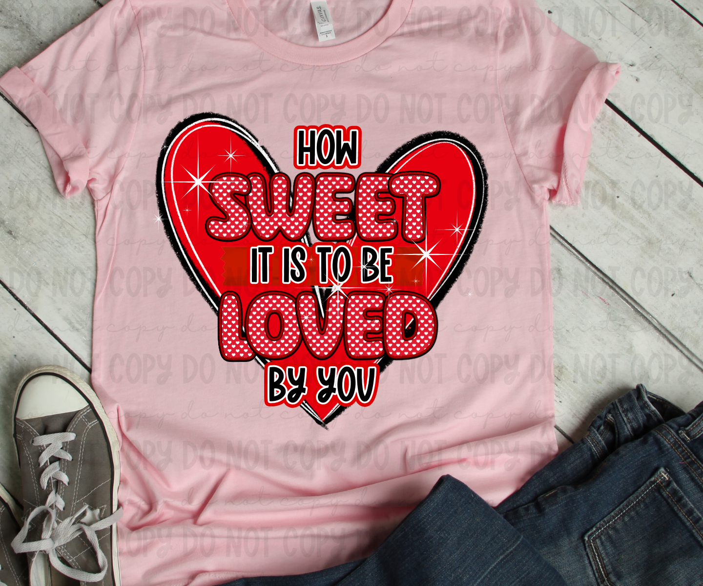 How Sweet It Is Faux Embroidery - PNG