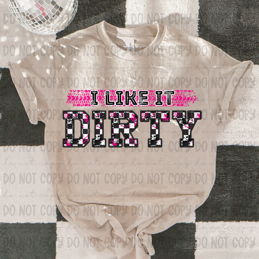 I Like It Dirty Pink - PNG
