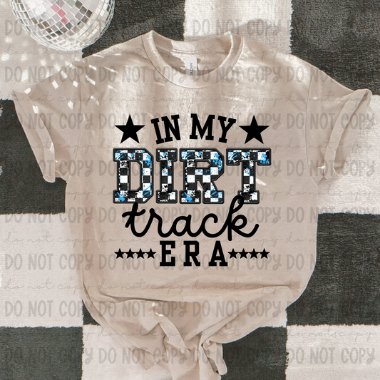 In My Dirt Track Era Blue - PNG