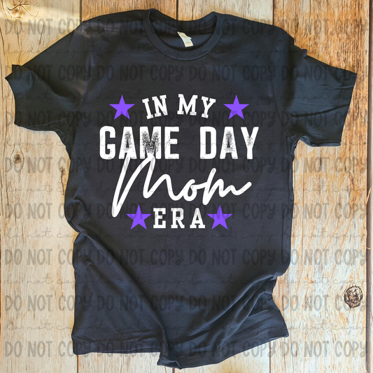 In My Game Day Mom Era Purple - PNG