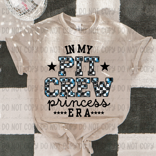 In My Pit Crew Princess Blue - PNG