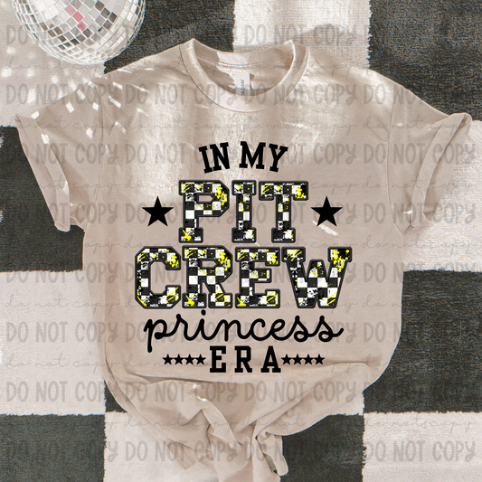 In My Pit Crew Princess Yellow - PNG