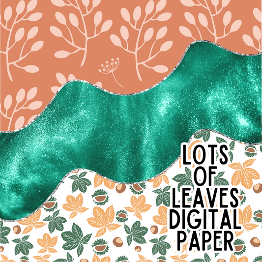 Lots Of Leaves Digital Paper