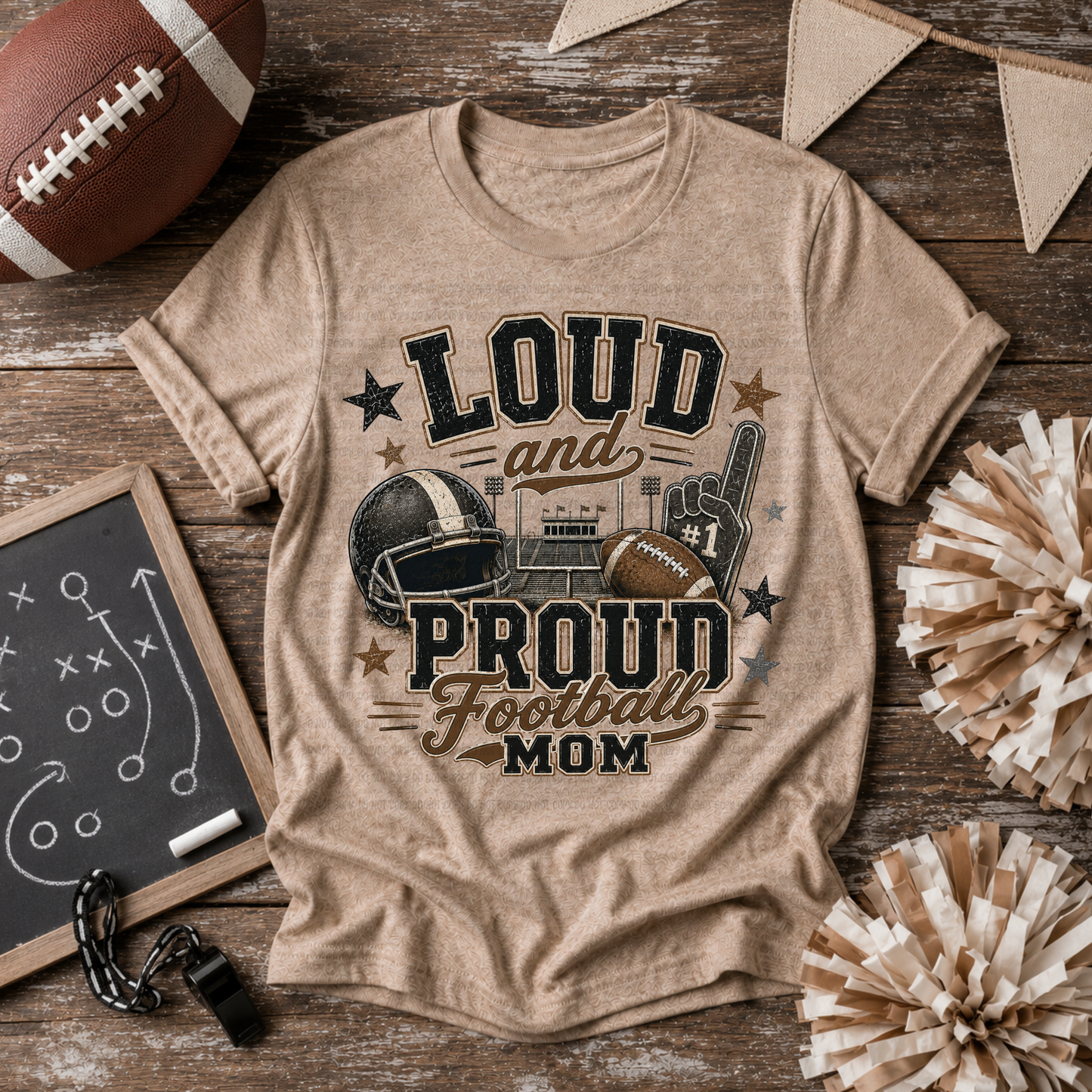 Loud And Proud Football Mom