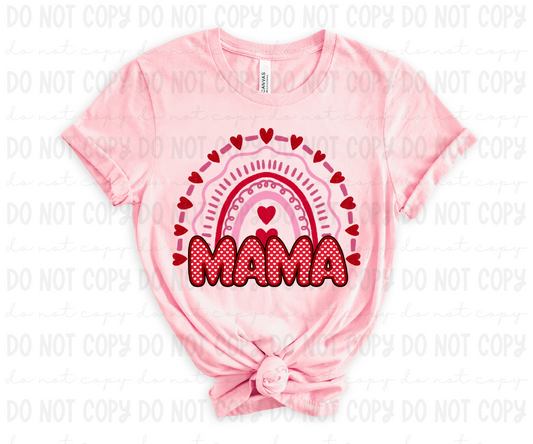 Mama Rainbow Faux Embroidery - PNG