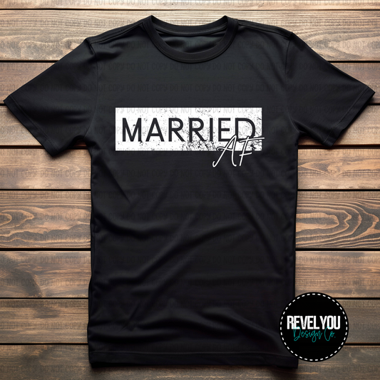 Married/Engaged AF Pack - Black White Set - PNG