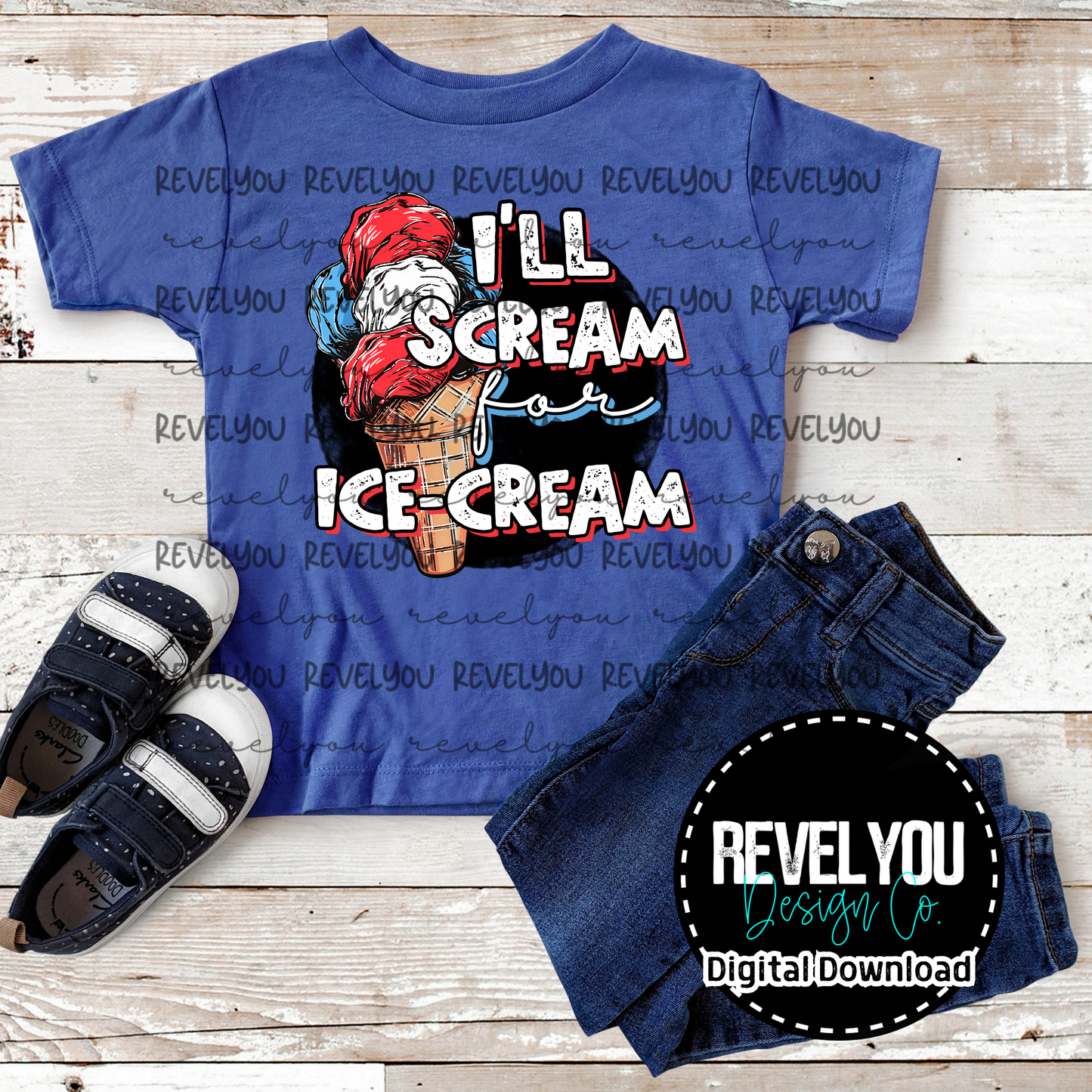 I'll Scream For Ice-Cream  - PNG