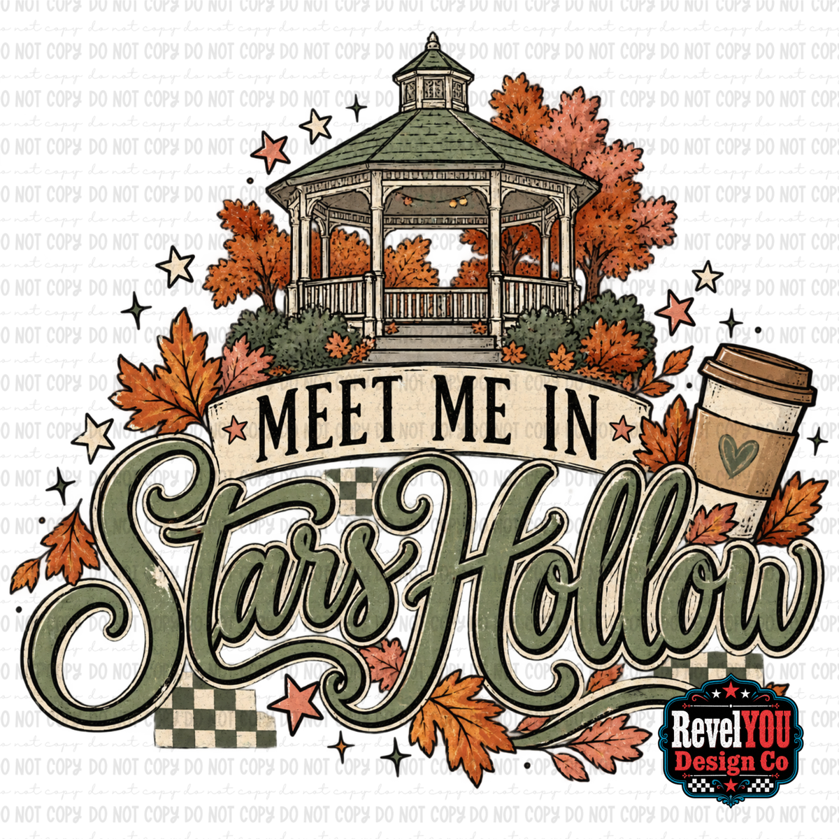 Meet Me In Stars Hollow - PNG ONLY - ONE AVAILABLE!