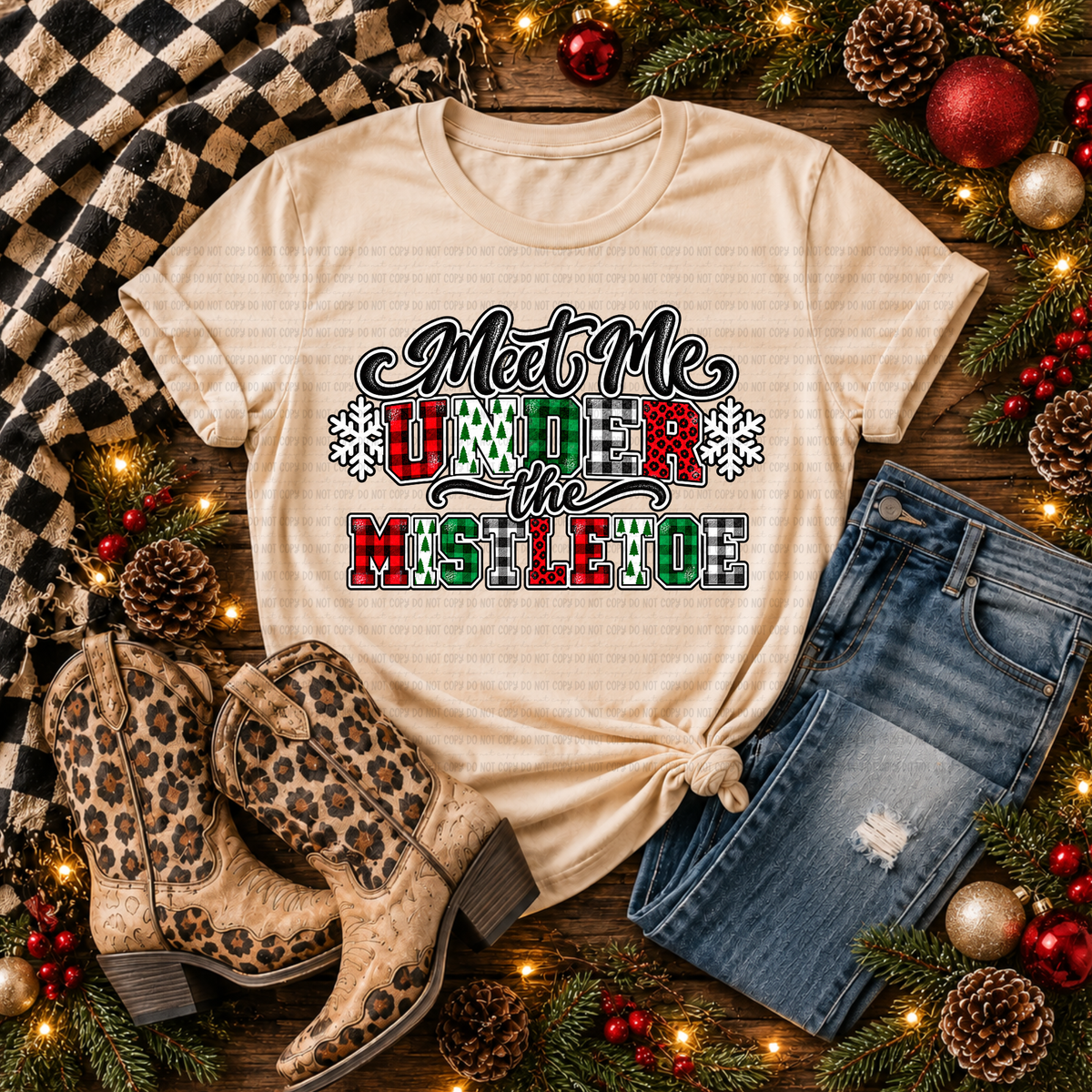 Meet Me Under The Mistletoe - PNG