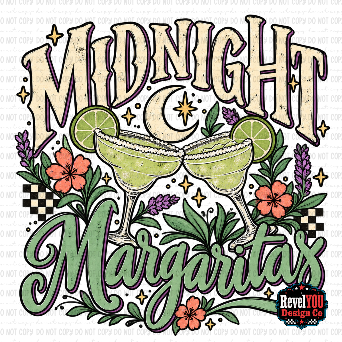 Midnight Margaritas - PNG ONLY - ONE AVAILABLE!