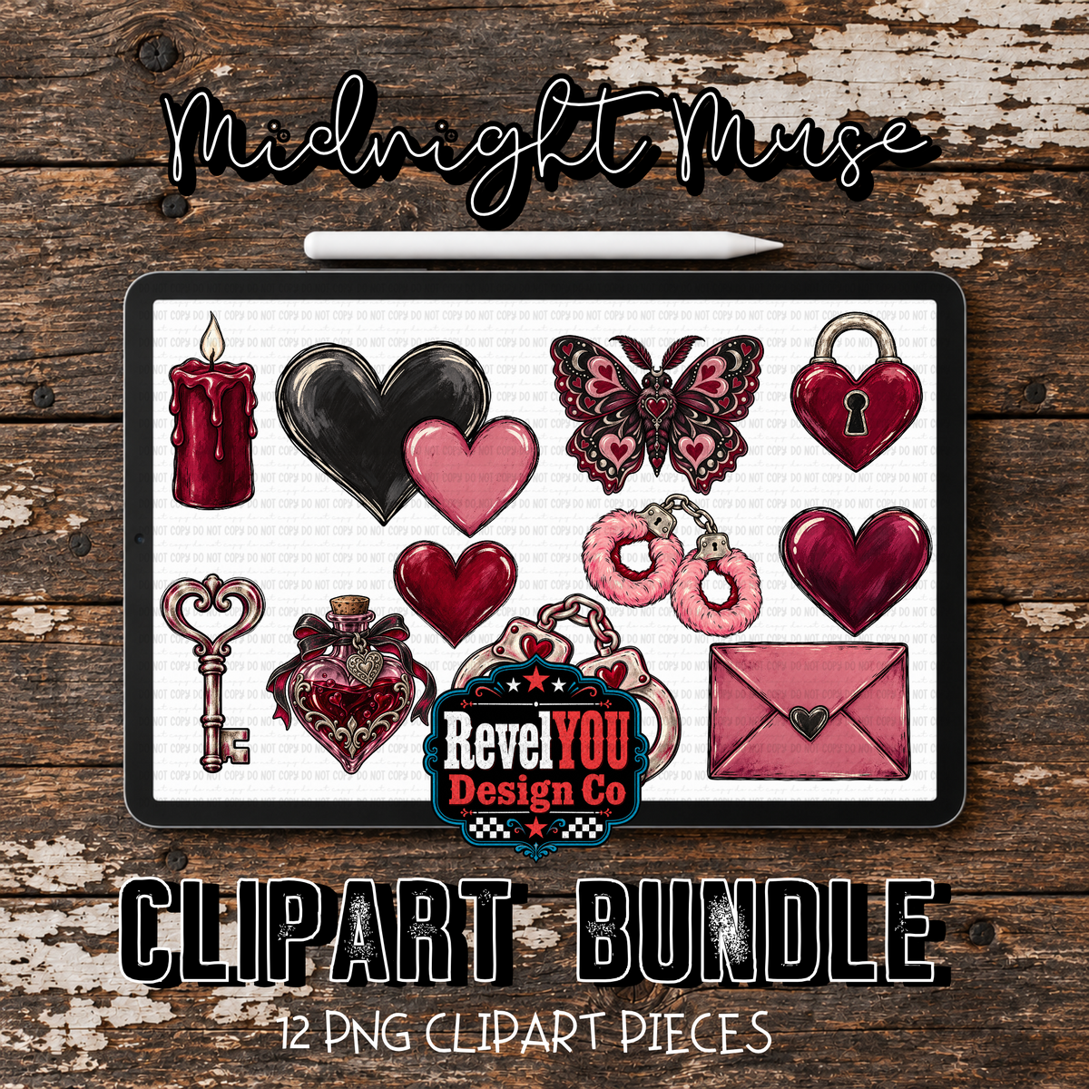 Midnight Muse Clipart Bundle