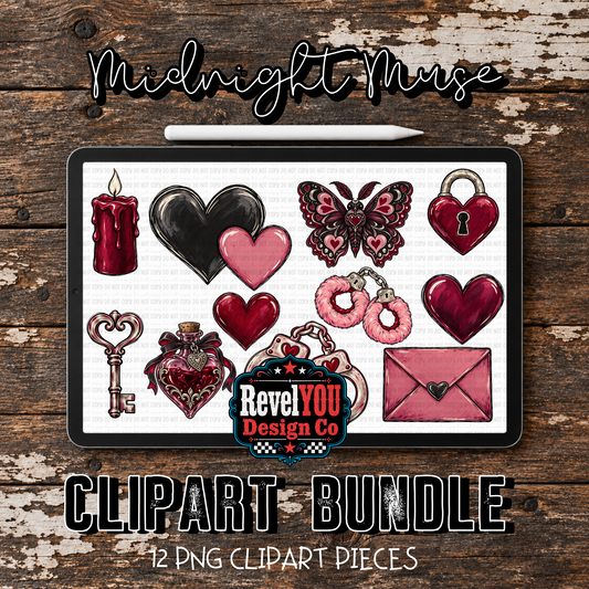 Midnight Muse Clipart Bundle