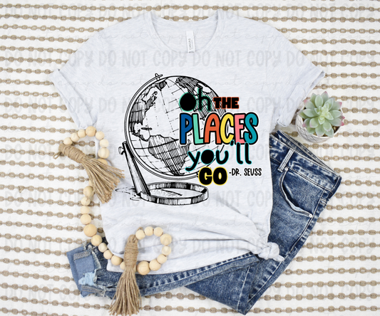 Oh The Places You'll Go Globe