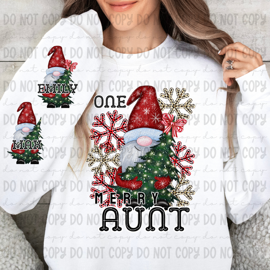 One Merry Gnome Aunt - PNG