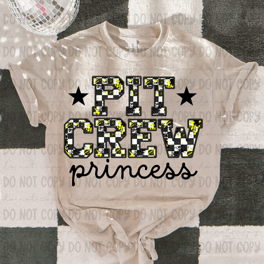 Pit Crew Princess Yellow - PNG