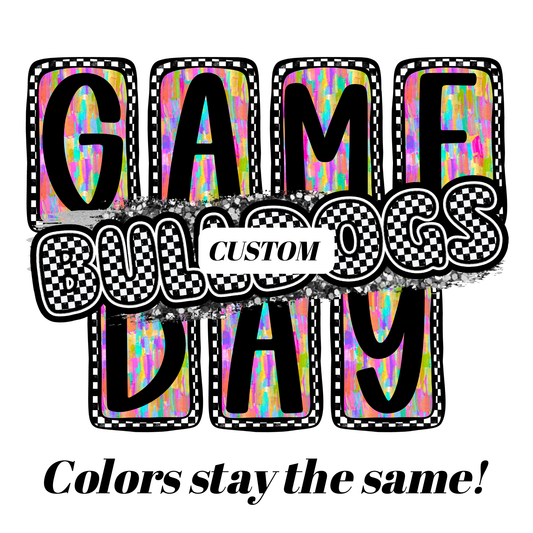 Preppy Game Day Custom