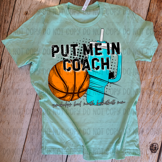 Put Me In Coach (Somebodys Loud Mouth Basketball Mom) - PNG