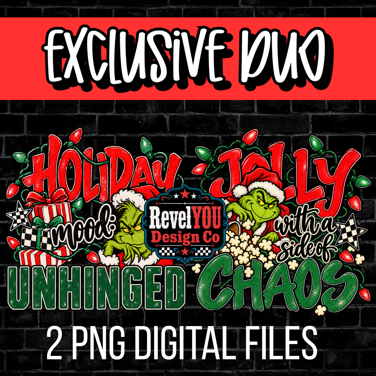 Green Guy Duo - PNG ONLY - TWO AVAILABLE!