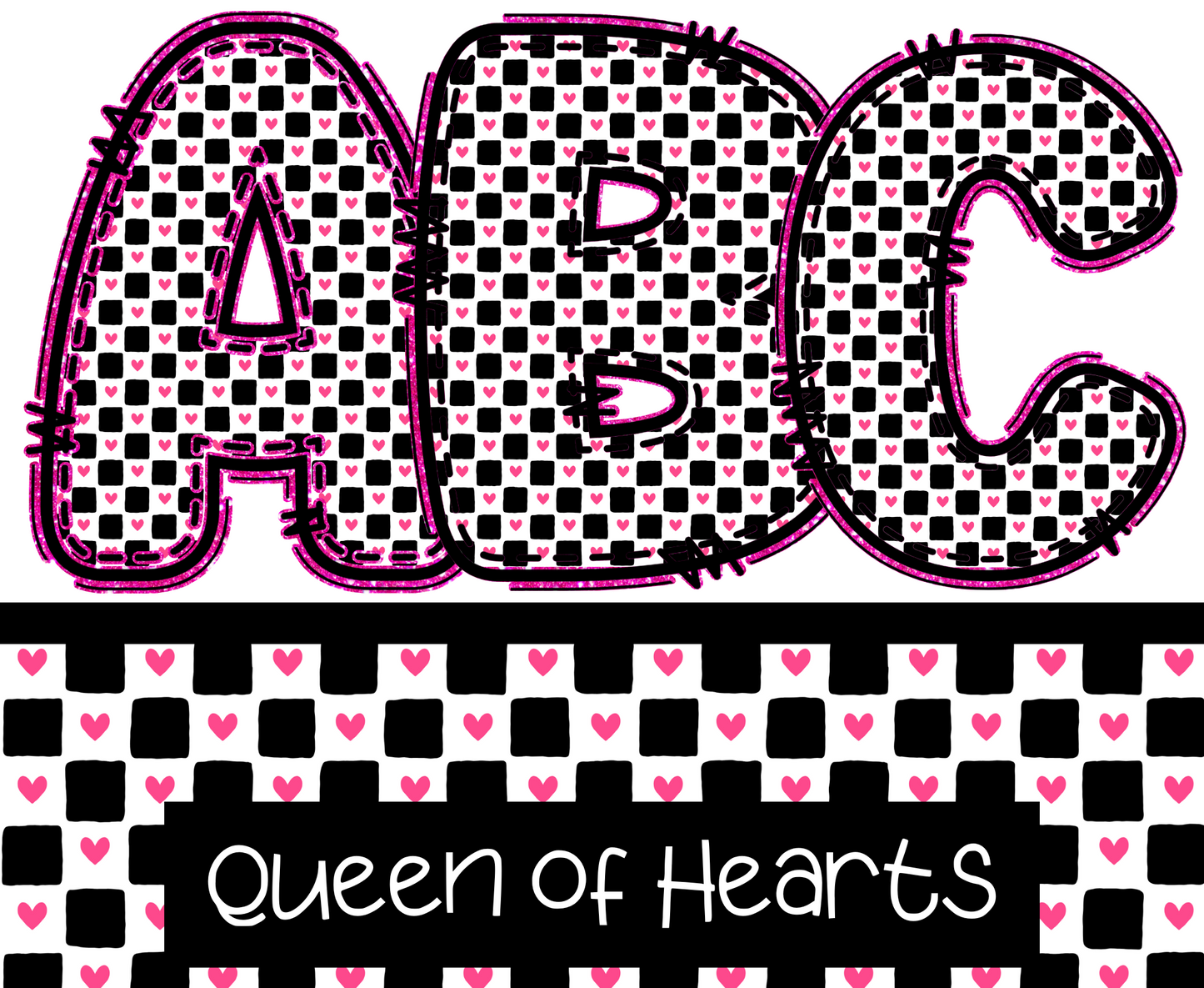 Queen of Hearts Alpha Set - A-Z - LIMITED SET!