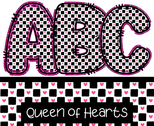 Queen of Hearts Alpha Set - A-Z - LIMITED SET!