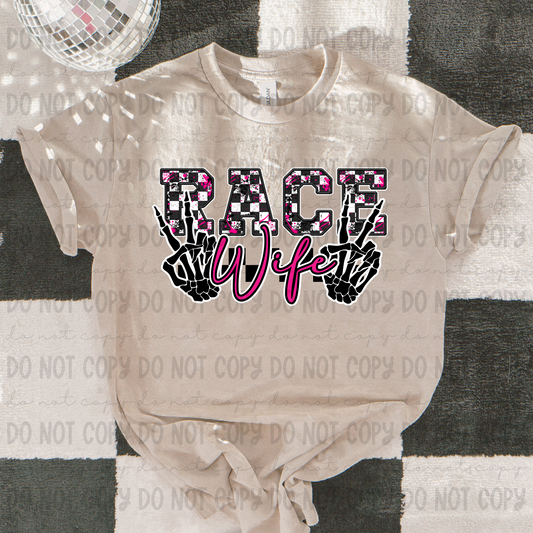 Race Wife Pink - PNG