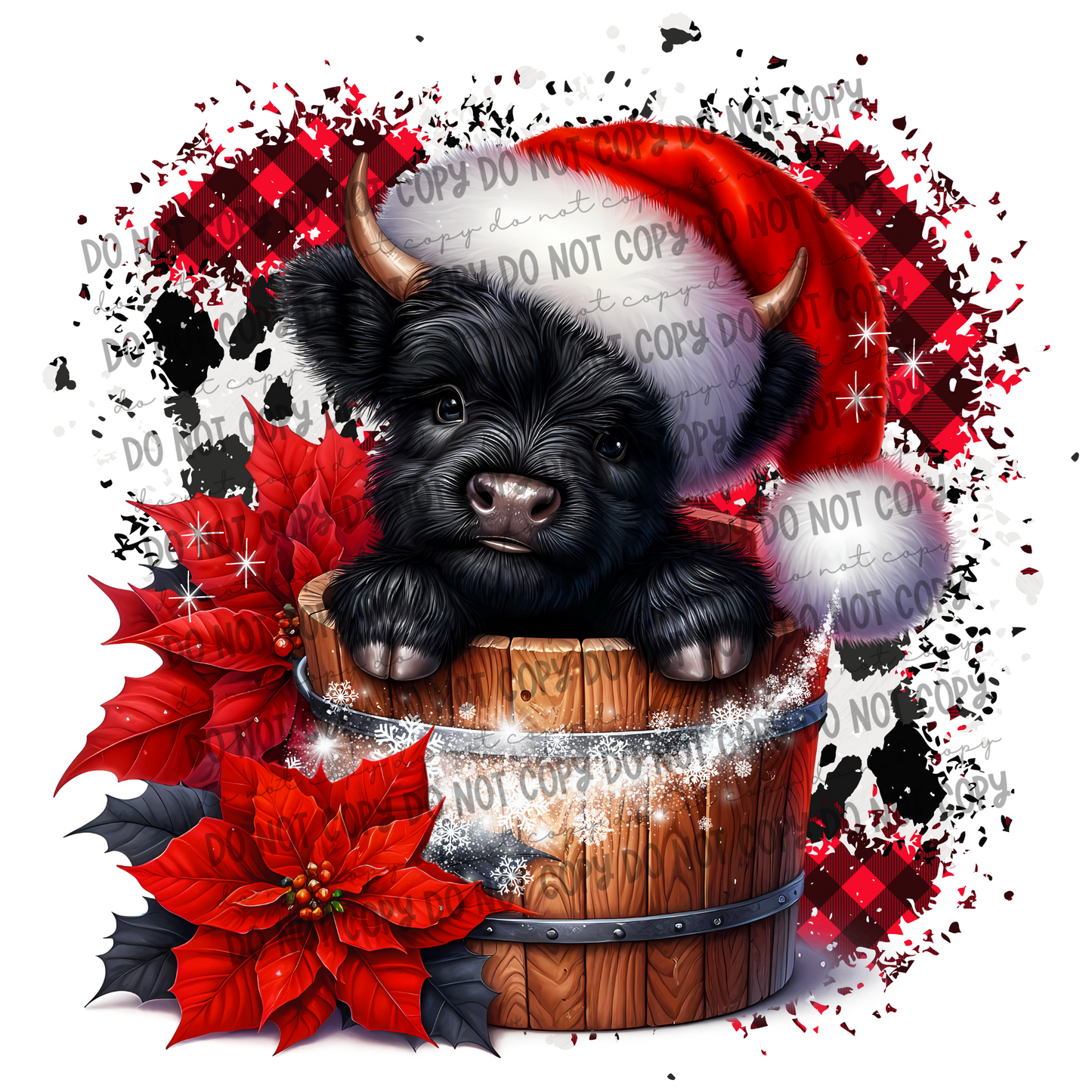 Winter Cow - PNG
