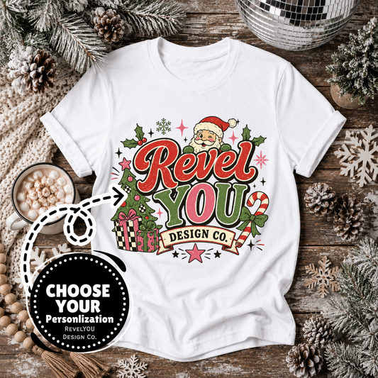 Retro Santa Branded Logo - PNG