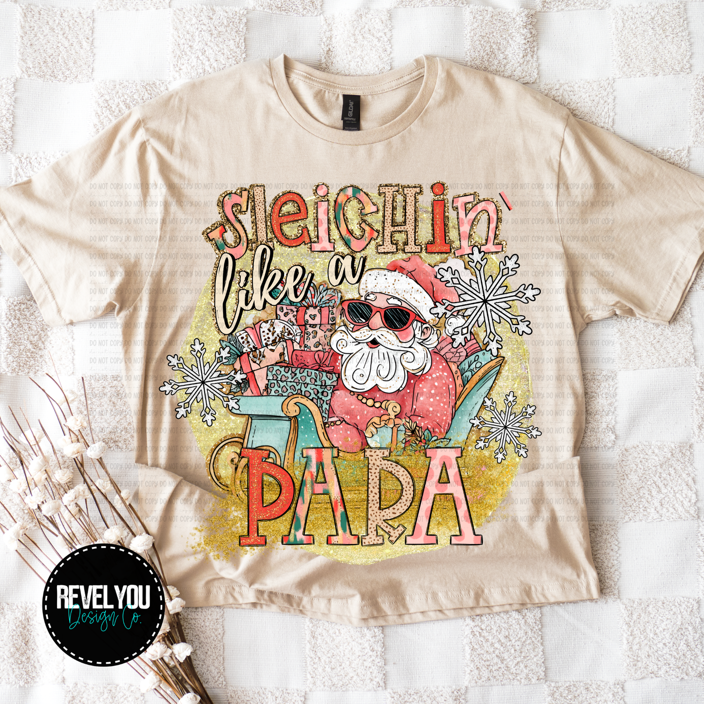 Sleighin' Like A Para - PNG