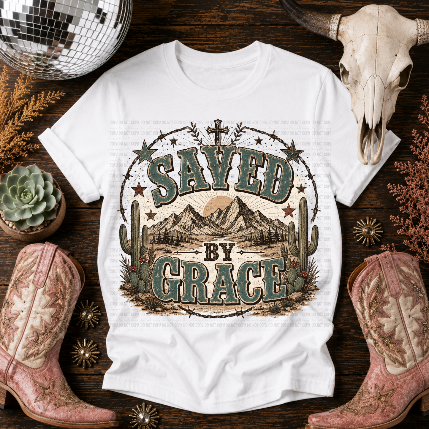 Saved By Grace - PNG