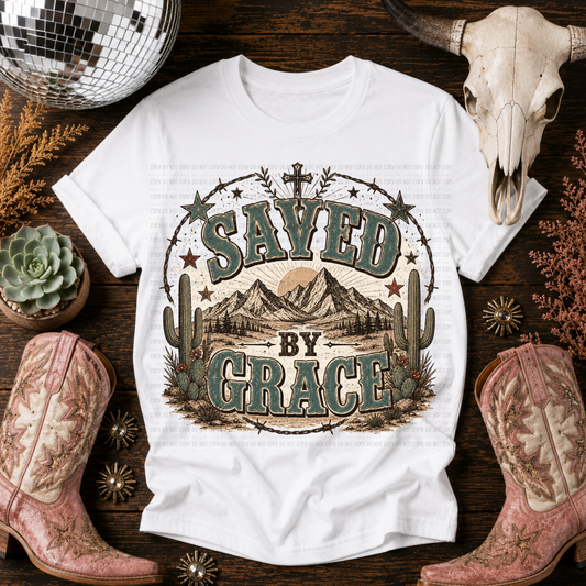 Saved By Grace - PNG