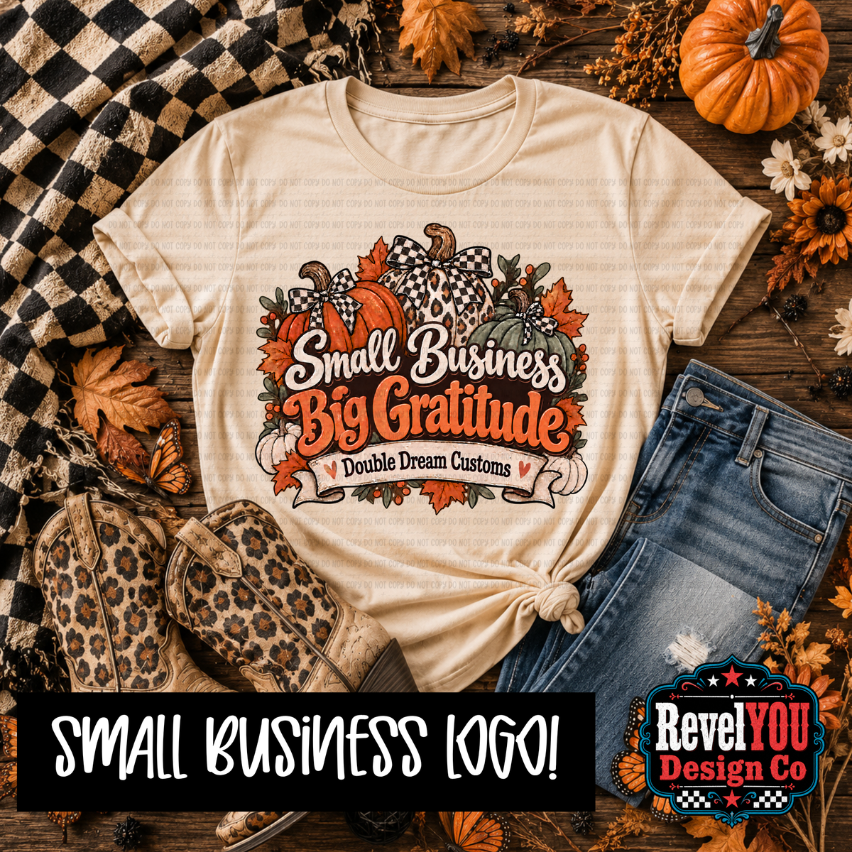 Small Business, Big Gratitude Branded Logo - PNG
