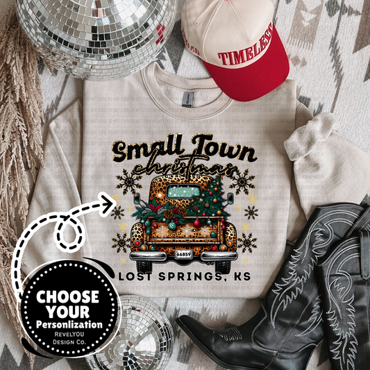 Small Town Christmas - Customize Yours - PNG