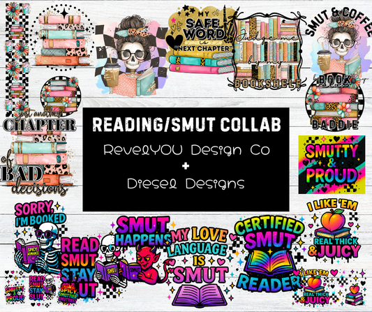 Reading/Smut Collab (Diesel Designs + RevelYou Design Co)- 2025