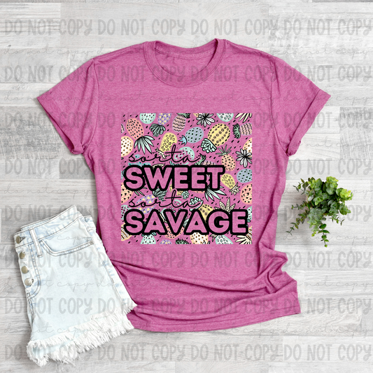 Sorta Sweet Pineapple Black - PNG