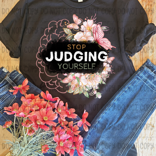 Stop Judging Yourself  - PNG