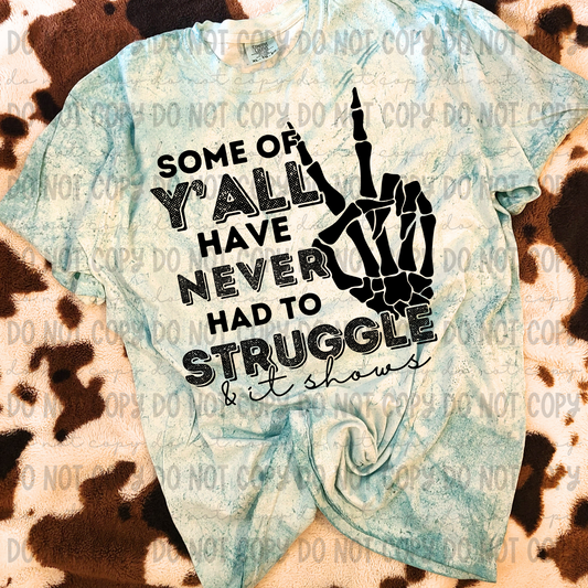 Struggle And It Shows - PNG