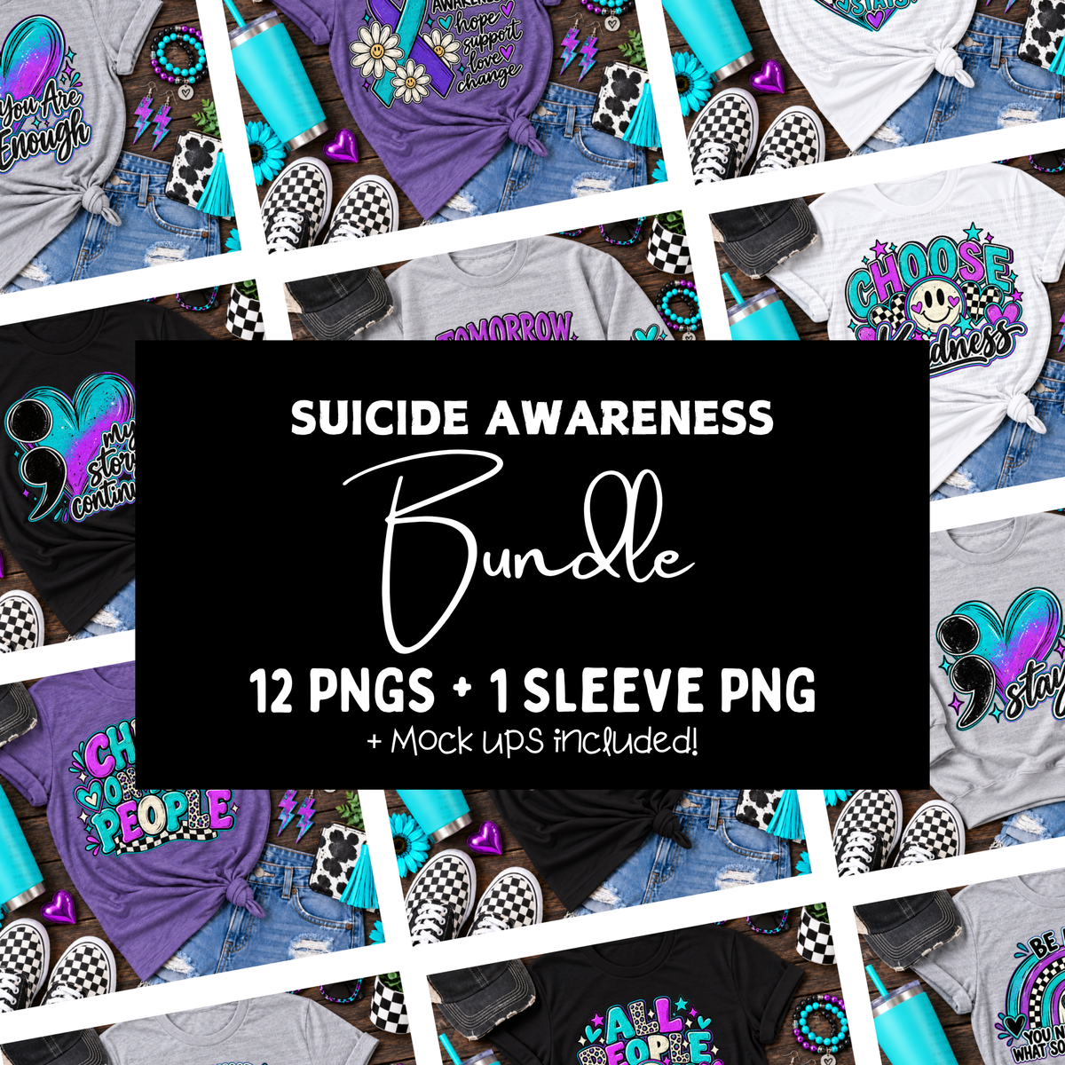 Suicide Awareness Bundle - PNGS