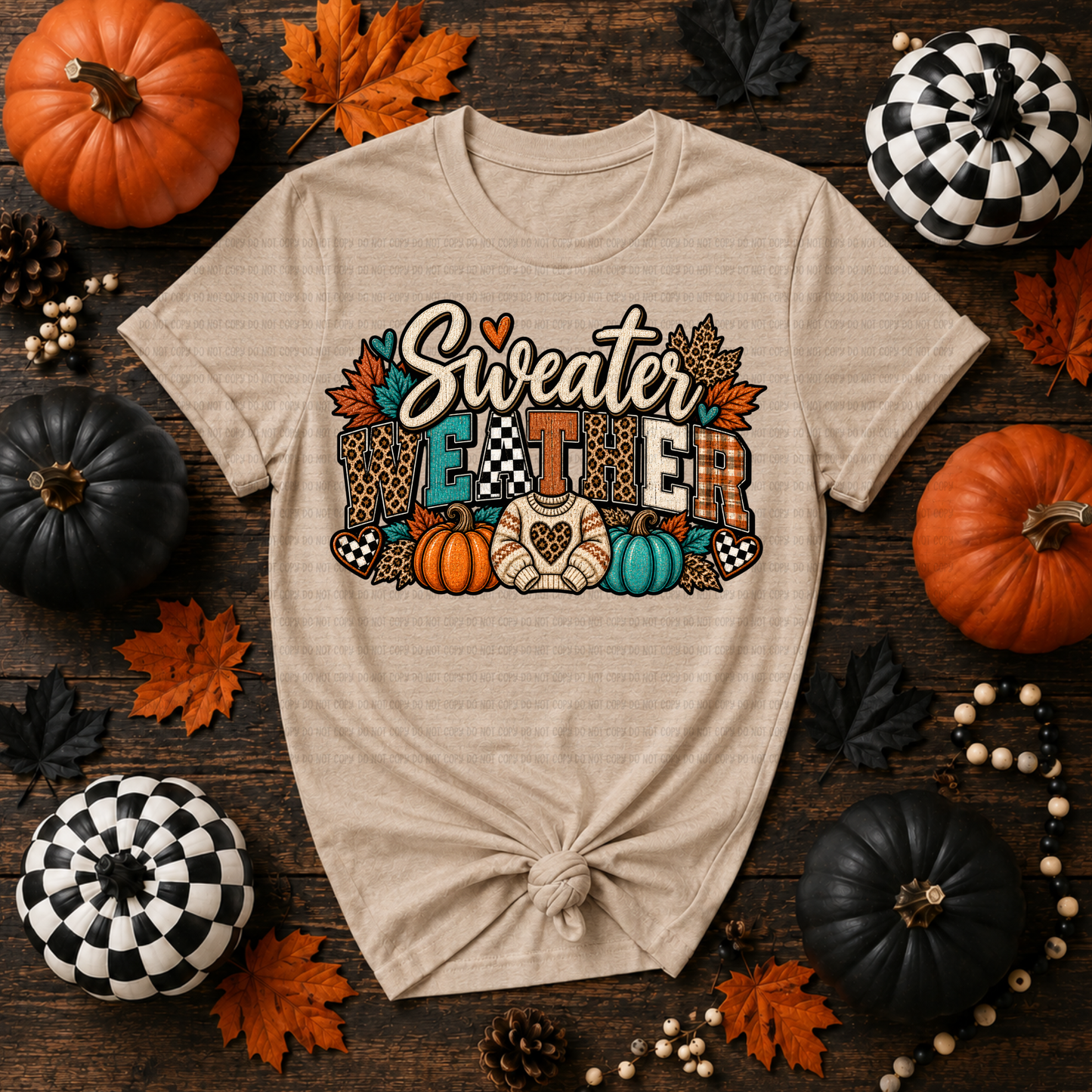 Sweater Weather Pumpkins - PNG