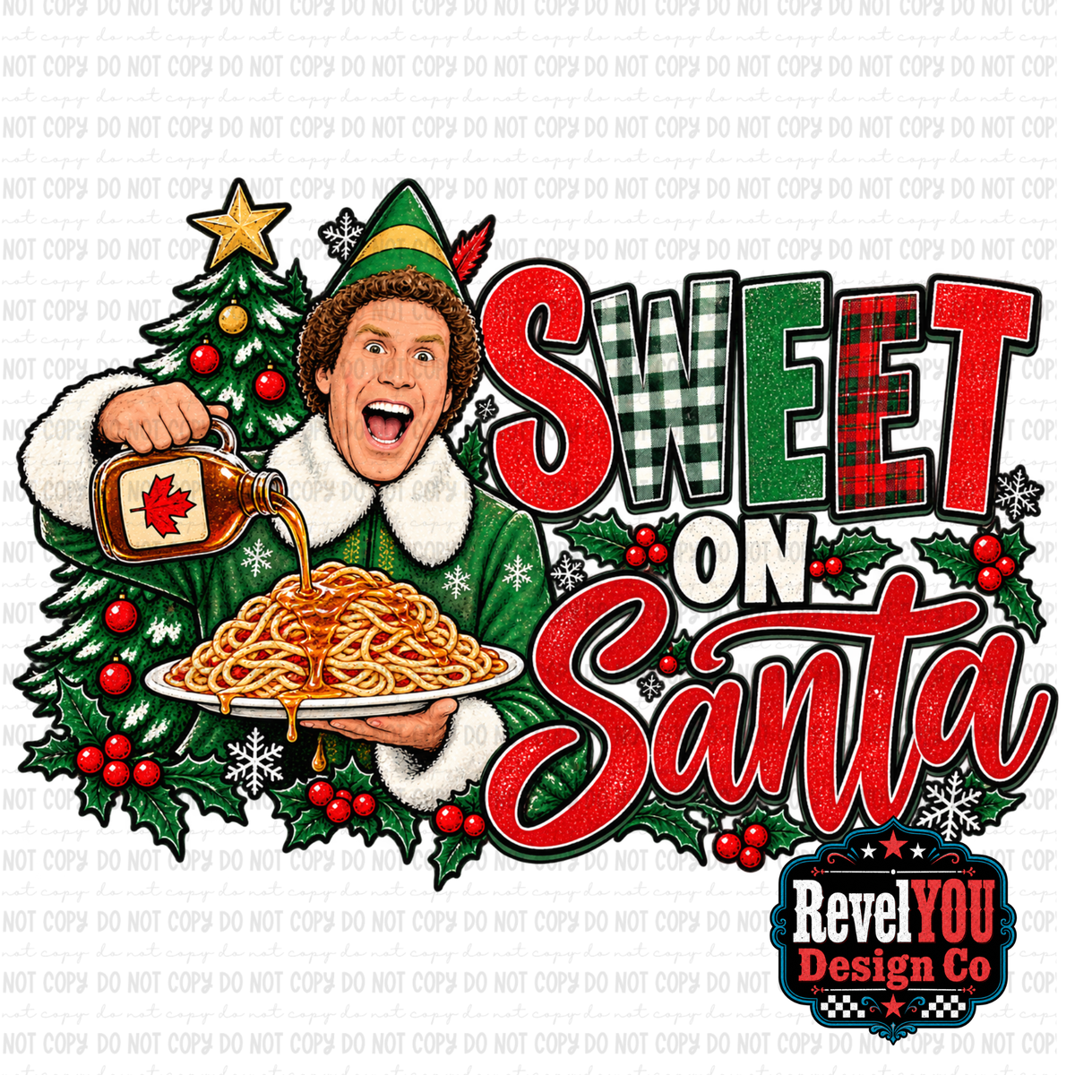 Sweet On Santa - PNG ONLY - TWO AVAILABLE