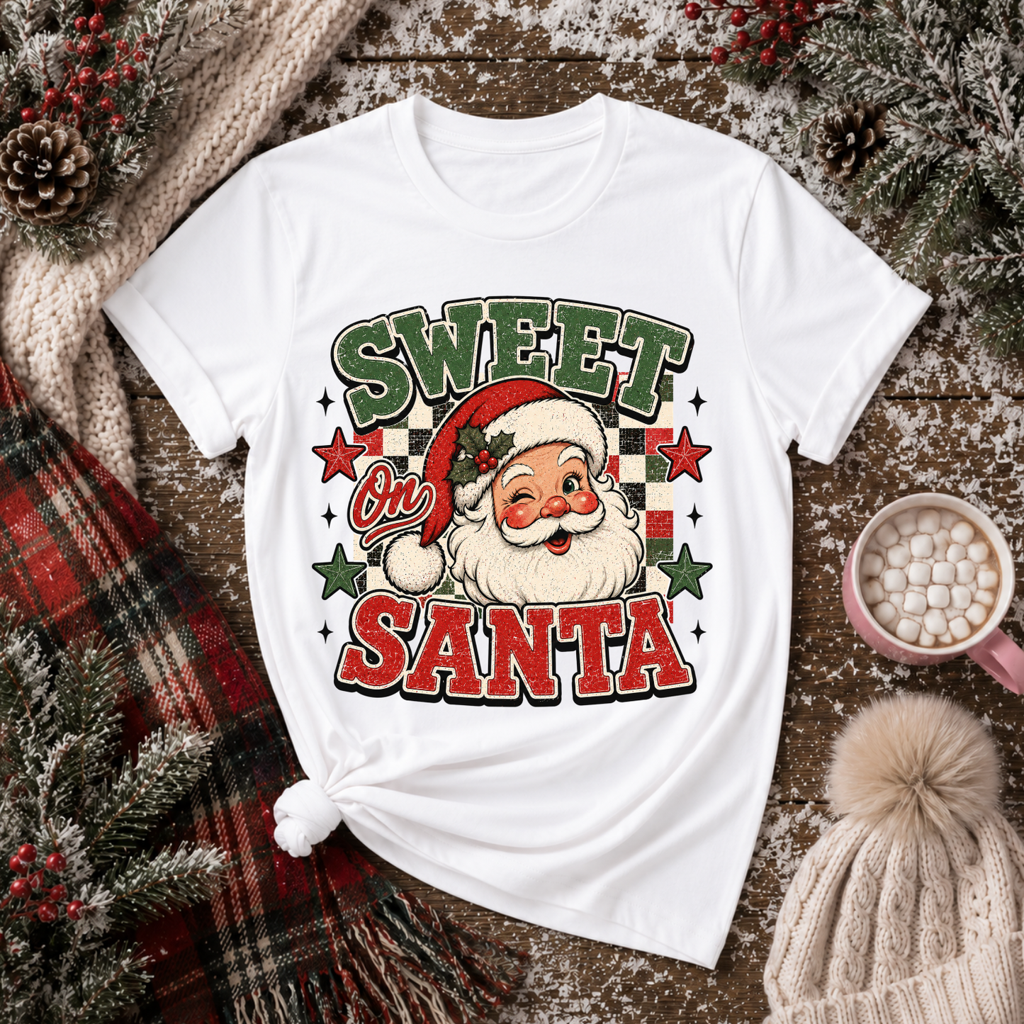 Sweet On Santa Red - PNG