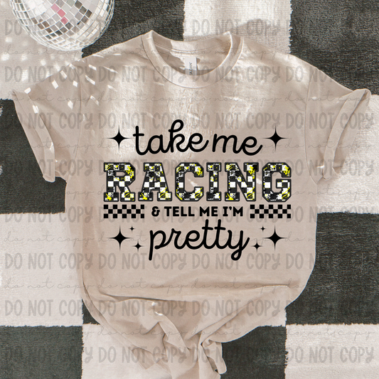 Take Me Racing Yellow - PNG