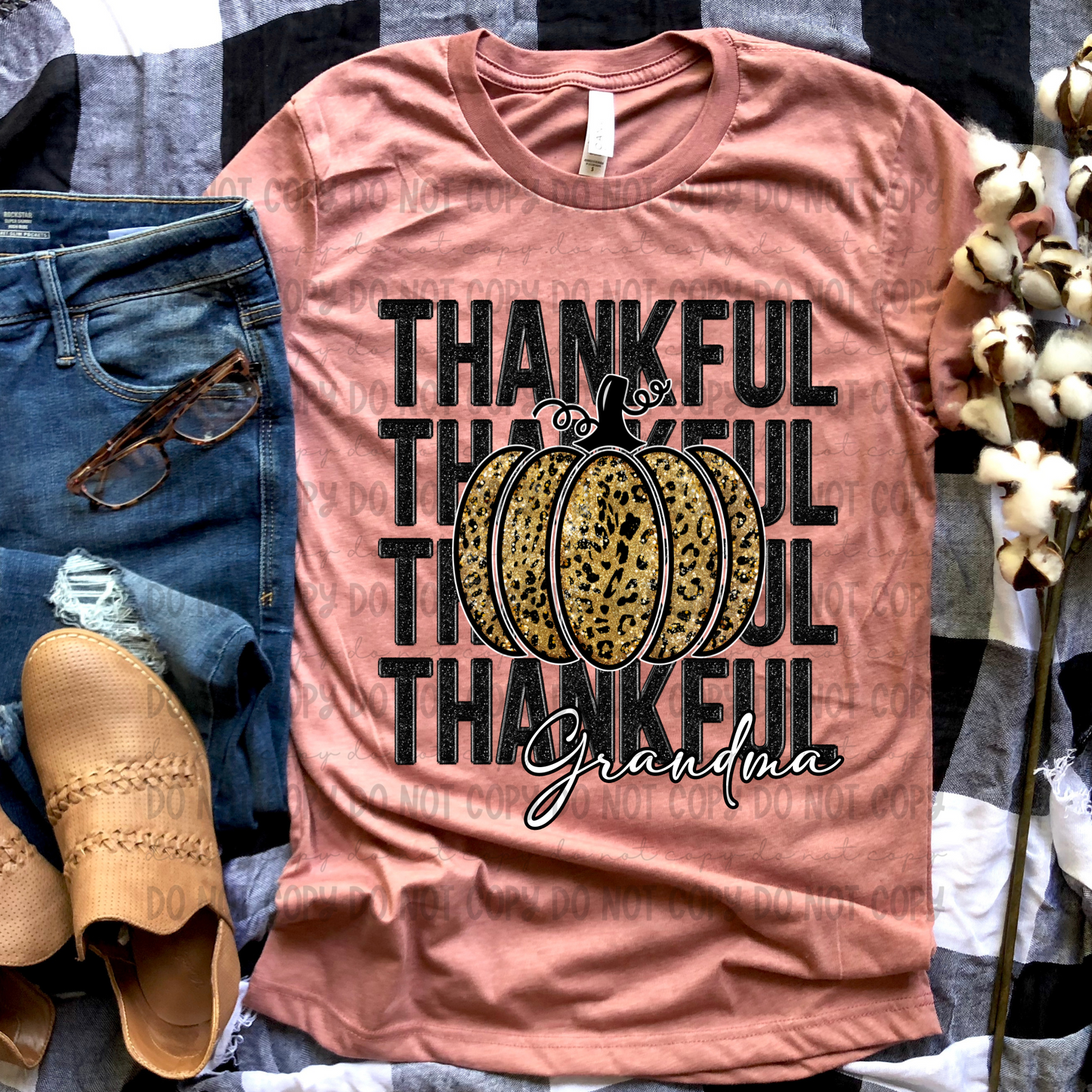 Thankful Grandma Stack - PNG