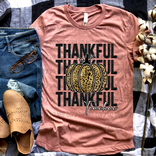 Thankful Teacher Stack - PNG