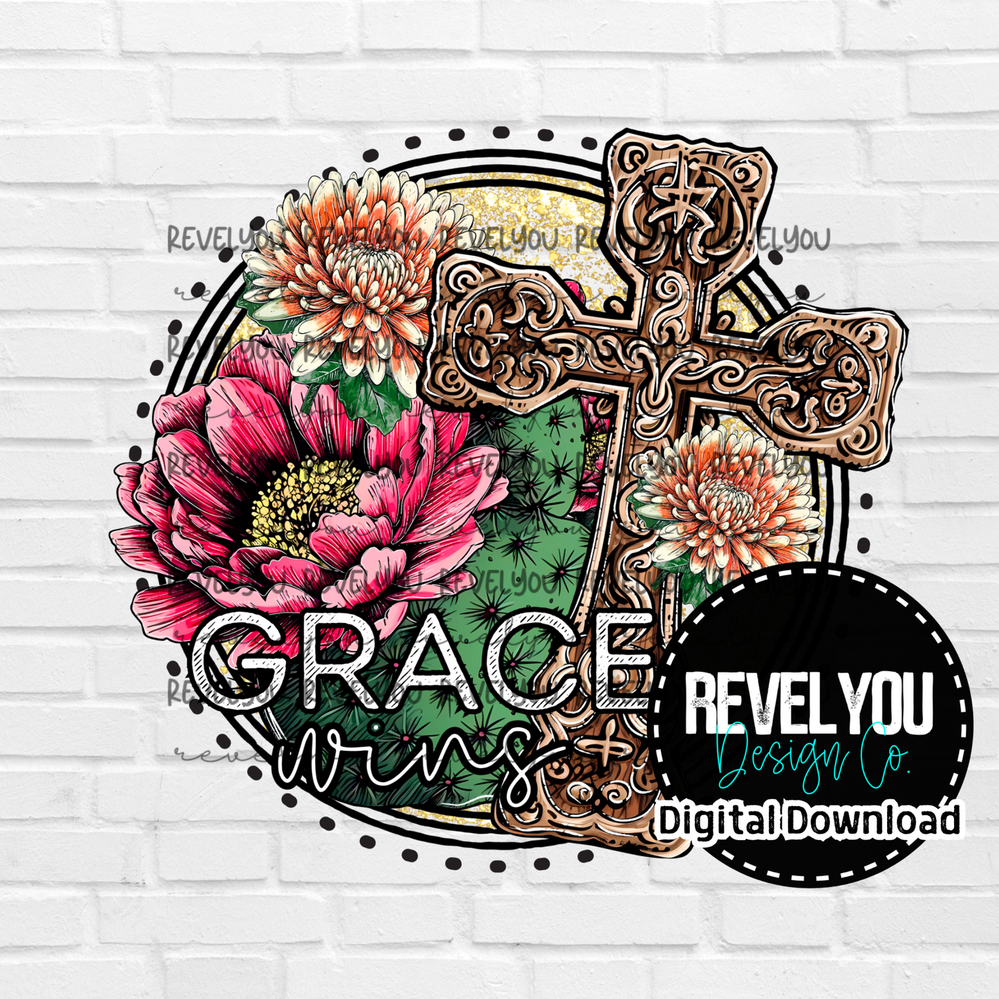 Grace Wins - PNG