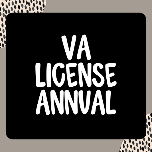 VA Commercial License - ANNUAL