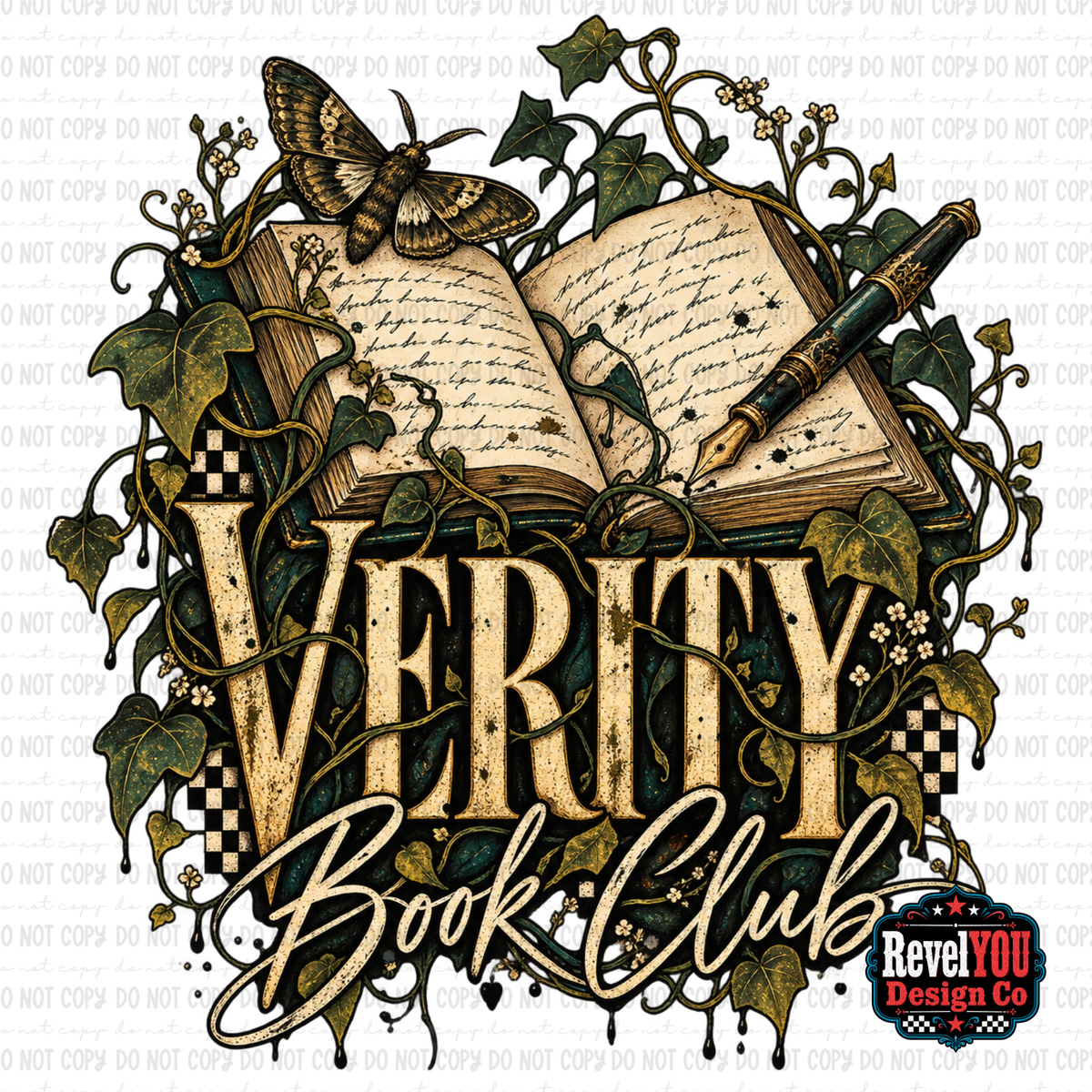 Verity Book Club - PNG ONLY - ONE AVAILABLE!