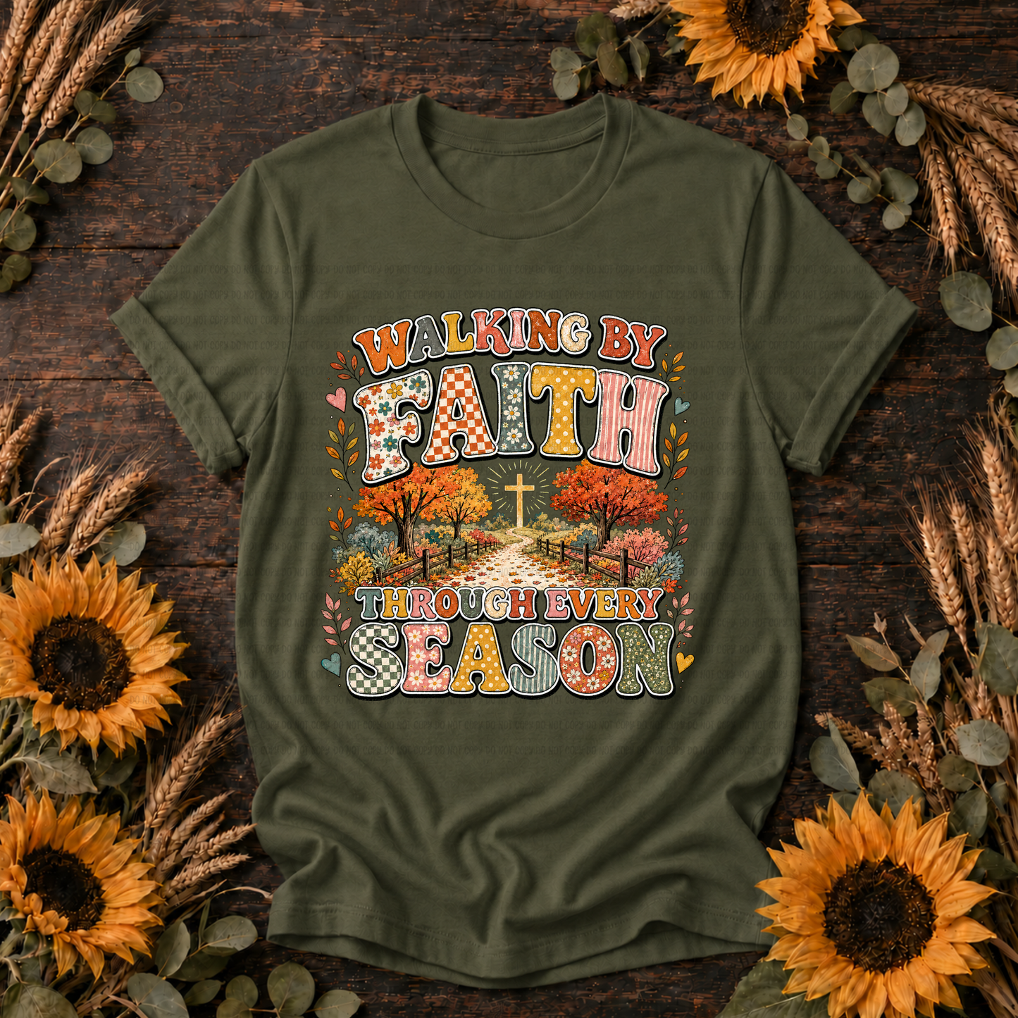 Walking By Faith Through Every Season - PNG