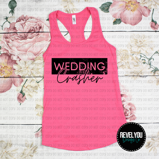 Wedding Crasher - Black White Set - PNG