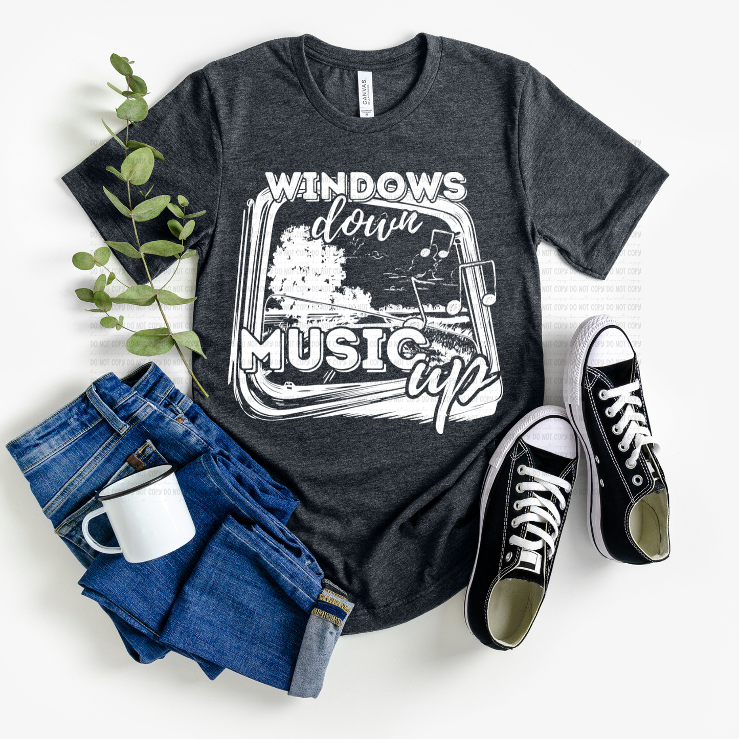 Windows Down Music Up *Black & White*