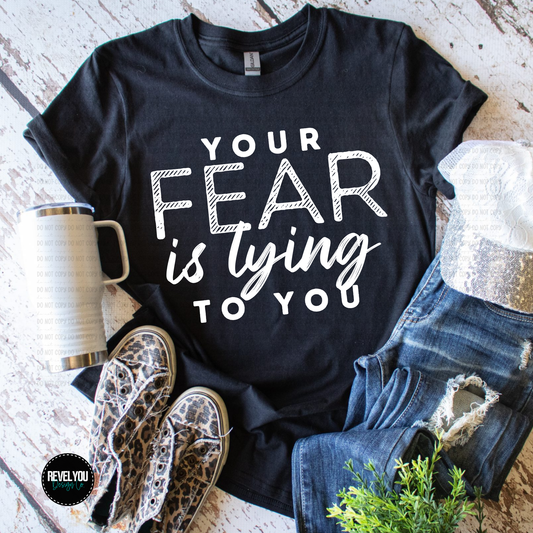 You Fear is a Lying to You Black White Set - PNG